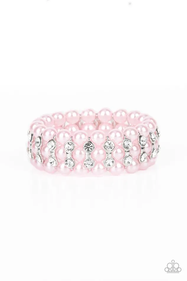 Bracelets Paparazzi Jewelry Paparazzi Bracelet Eiffel Tower Elegance Pink