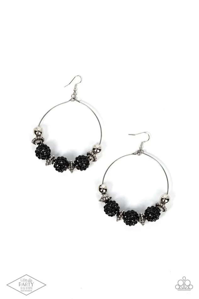 Paparazzi Jewelry Earrings Paparazzi Earring I Can Take a Compliment Black Paparazzi Jewelry Earrings Paparazzi Earring I Can Take a Compliment Black